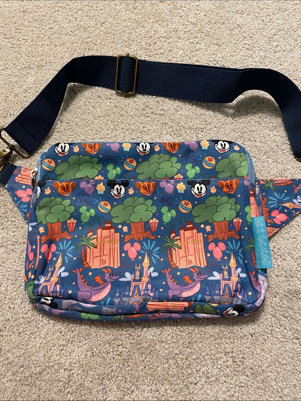 Disney Get it Creations Parks Belt Bag Fanny Pack Castle Figment Mickey Simba